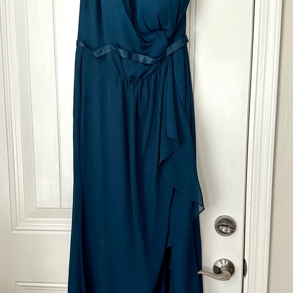 Azazie size 10 navy Liza Dress